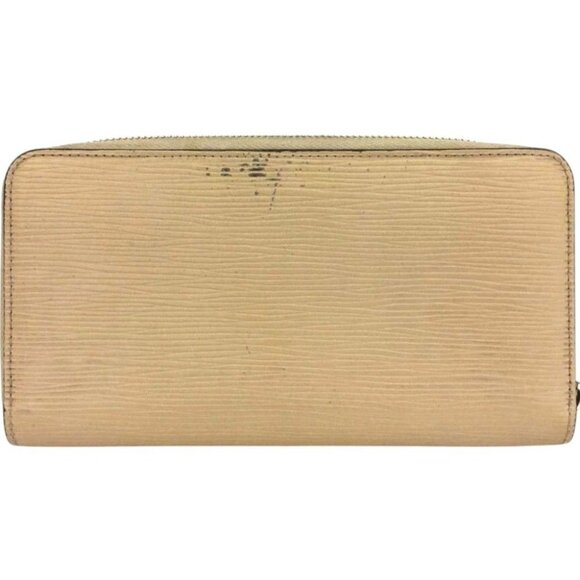446164BV (L1) Louis Vuitton Wallet Long Beige Epi Leather - Picture 1 of 8
